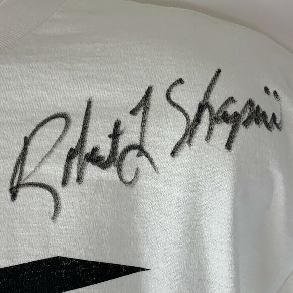 Vintage ID4 Independence Day T Shirt Mens X-Large Robert Shapiro Signed White - Picture 4 of 8